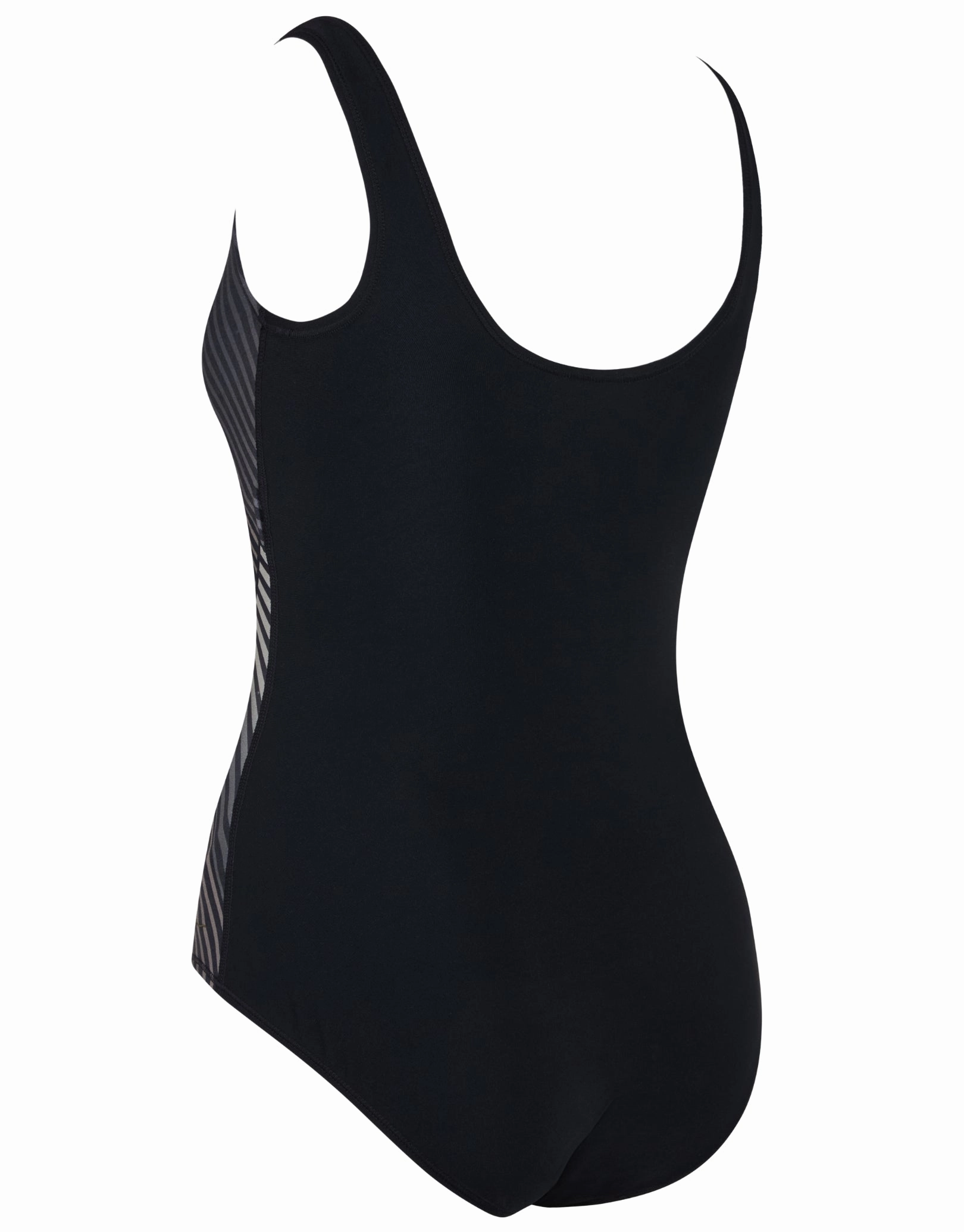 Seafarer Scoopback Swimsuit - Black/Grey