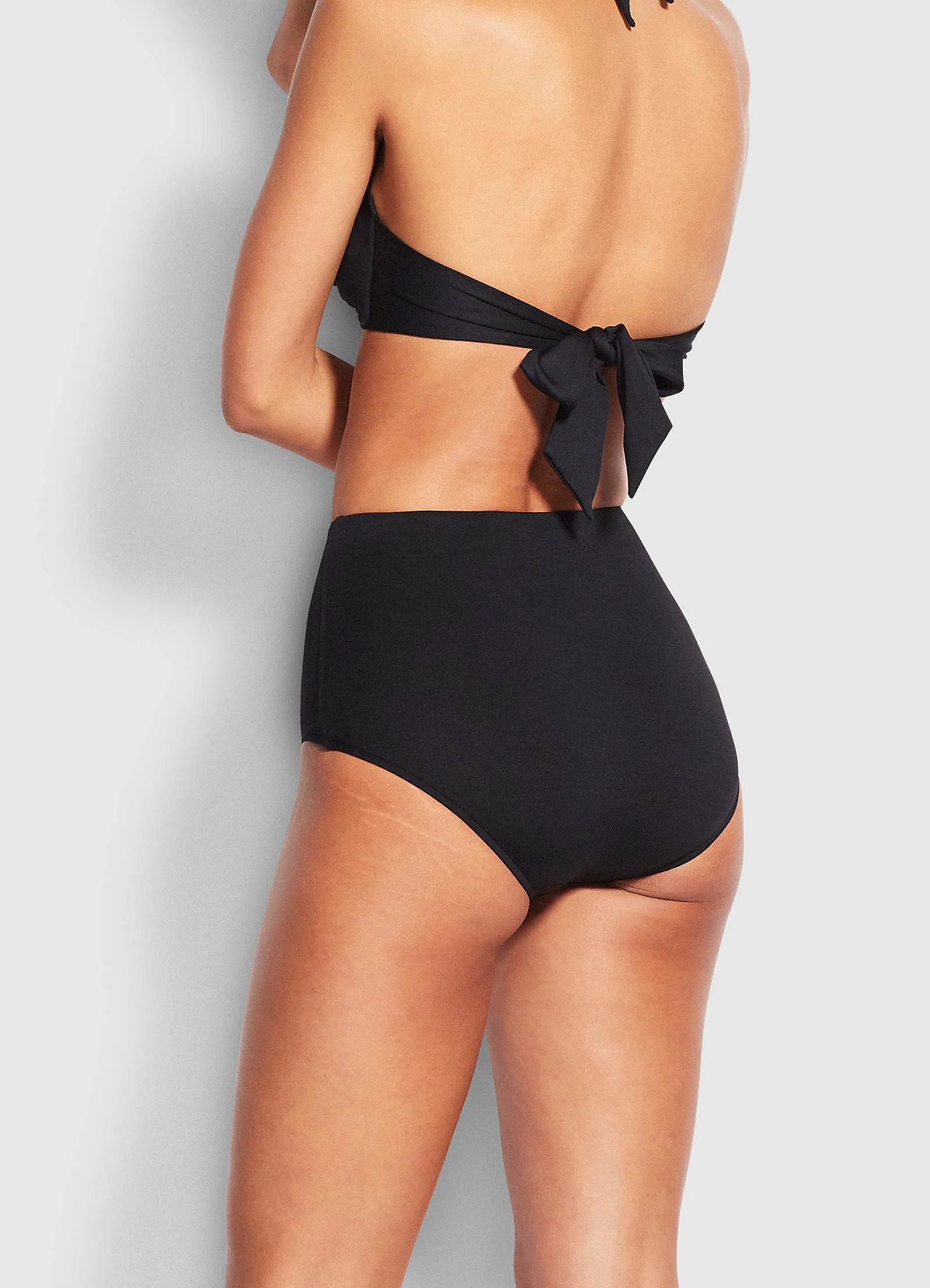 Seafolly High Waisted Bikini Pant - Black