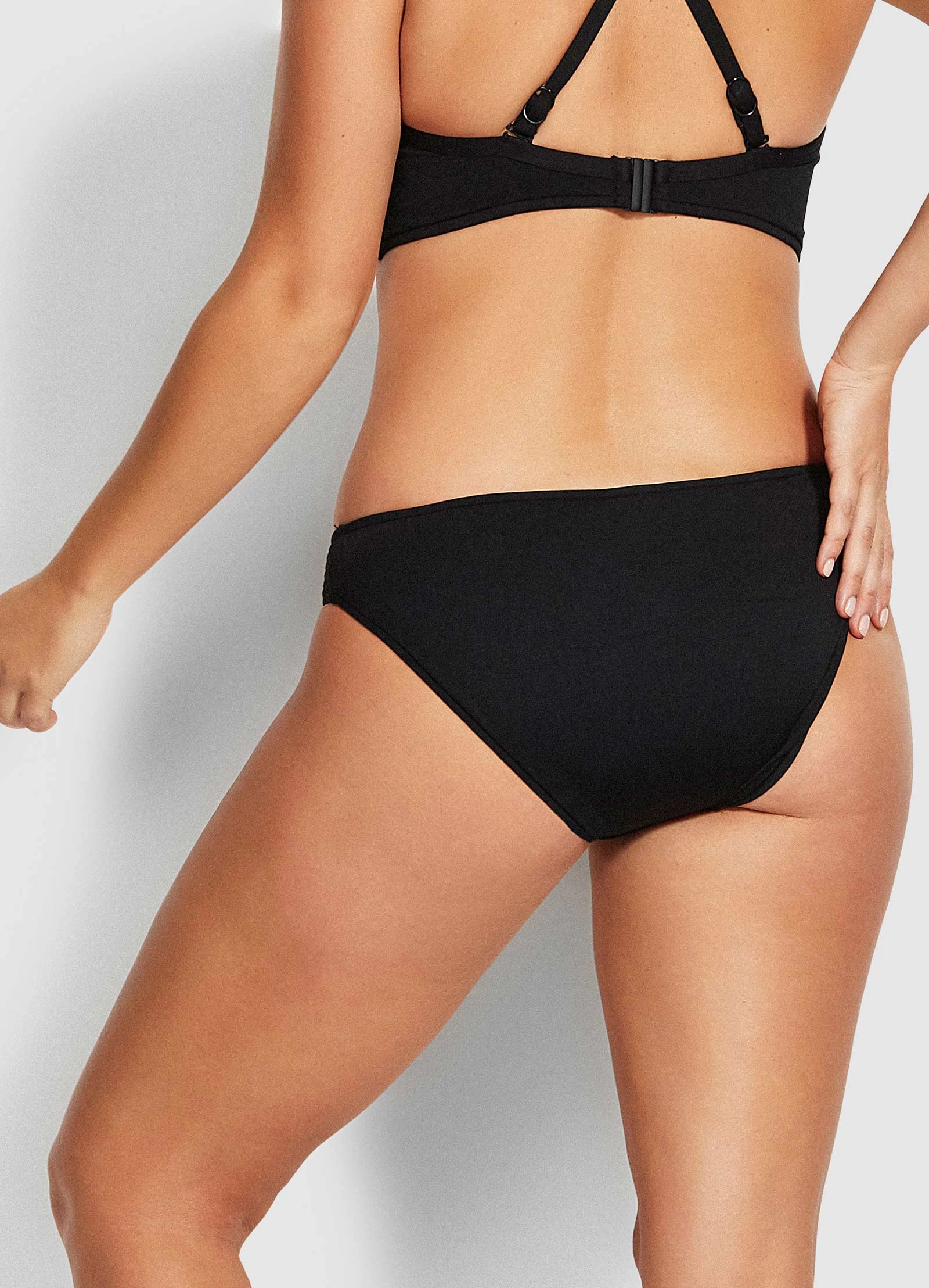 Seafolly Quilted Hipster Bikini Pants - Black