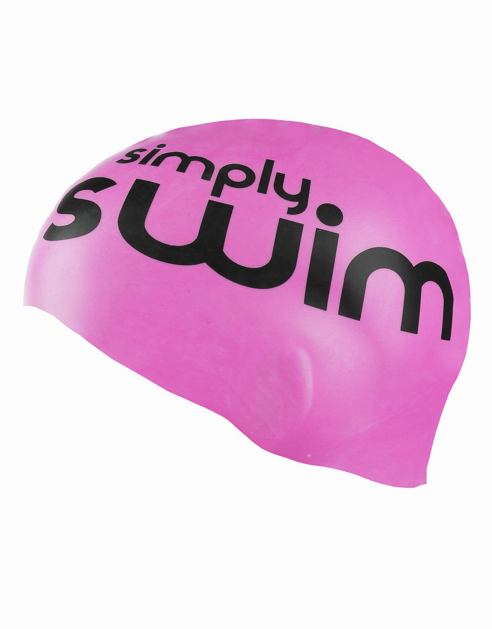 Silicone Swim Cap - High Vis Pink