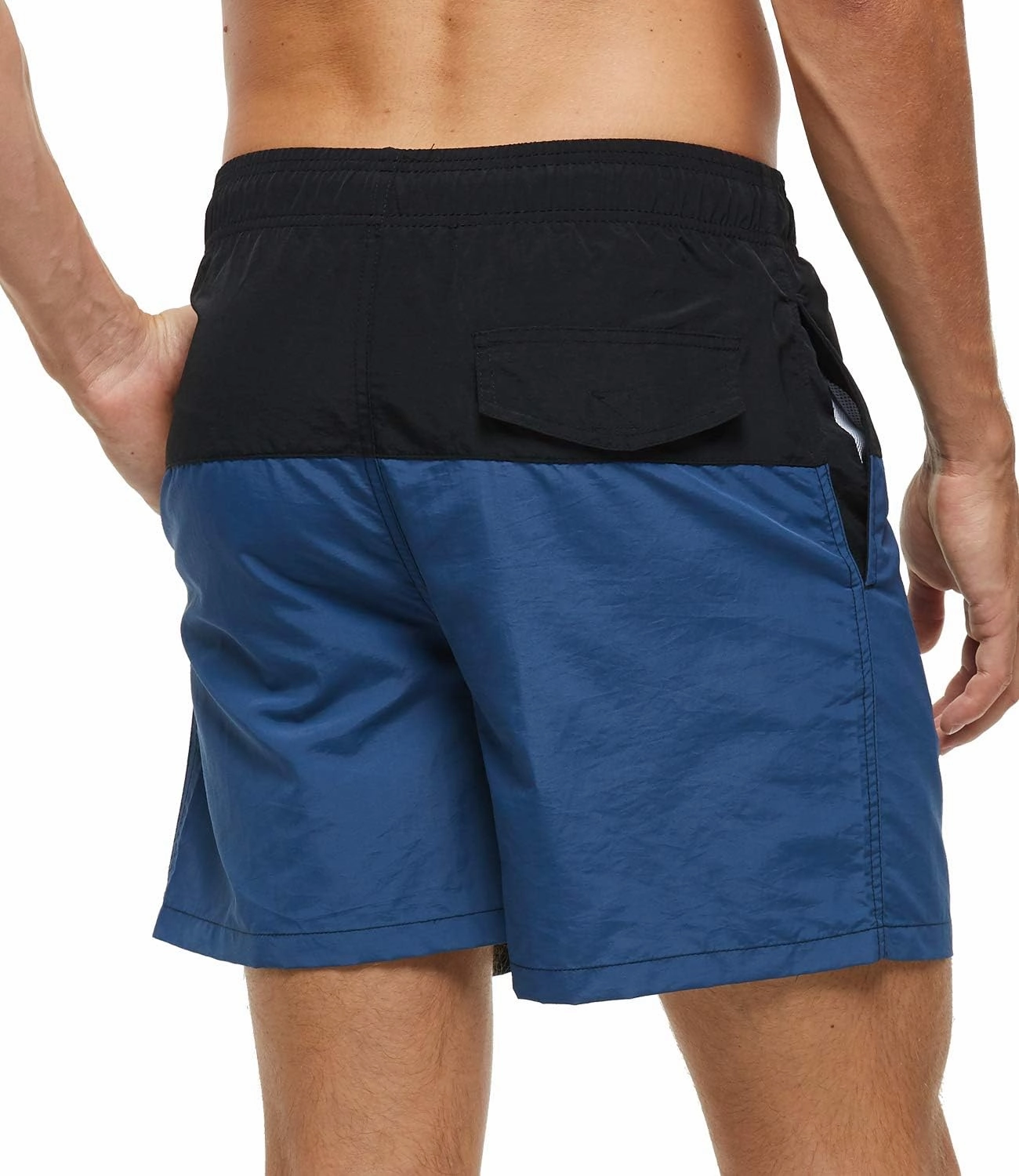 SILKWORLD Men's Swim Trunks Quick Dry Beach Shorts with Pockets