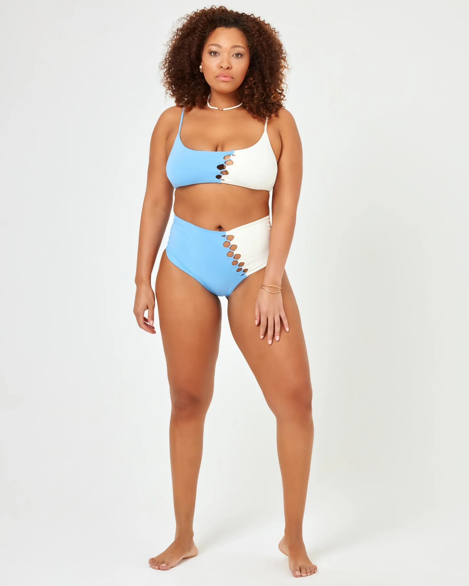 Solstice Bikini Bottom - Aura-Cream