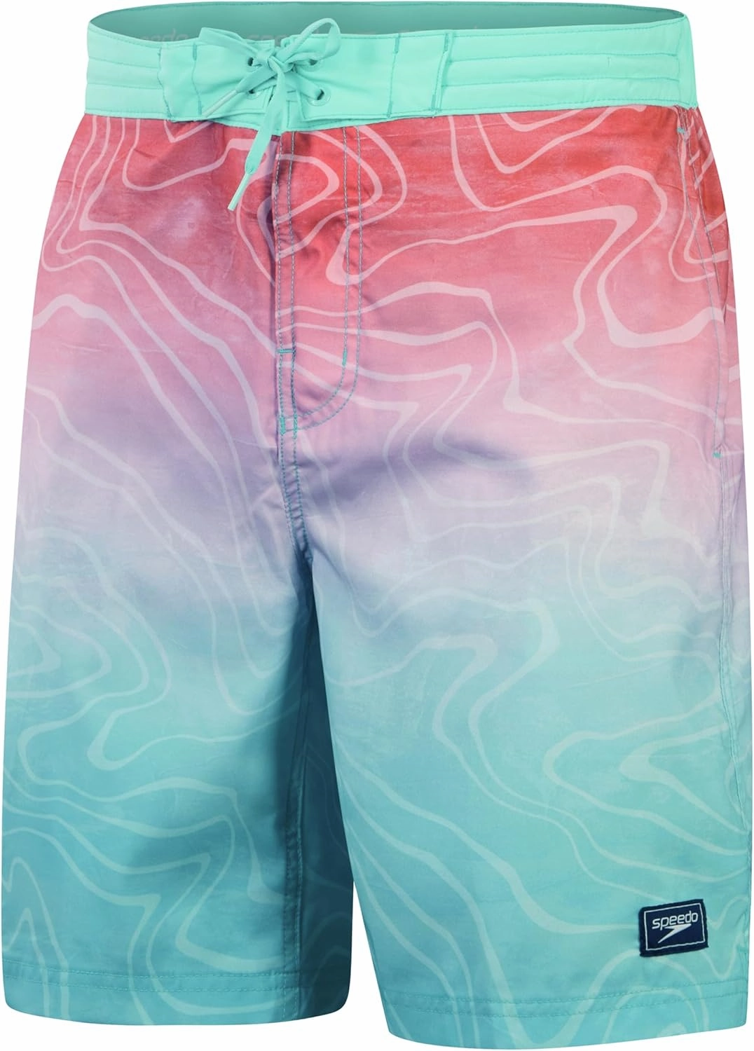 Speedo Men's Swim Trunk Knee Length Boardshort Bondi Printed
