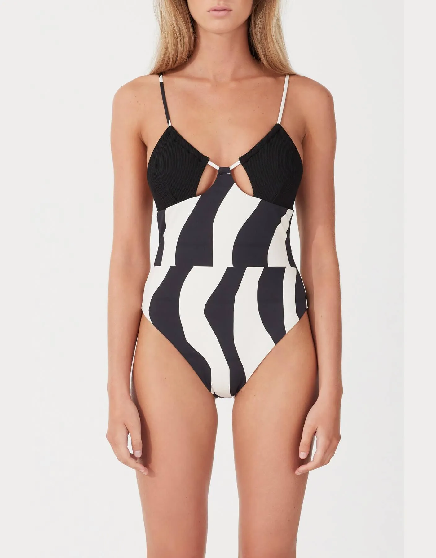 Splice Contrast One Piece