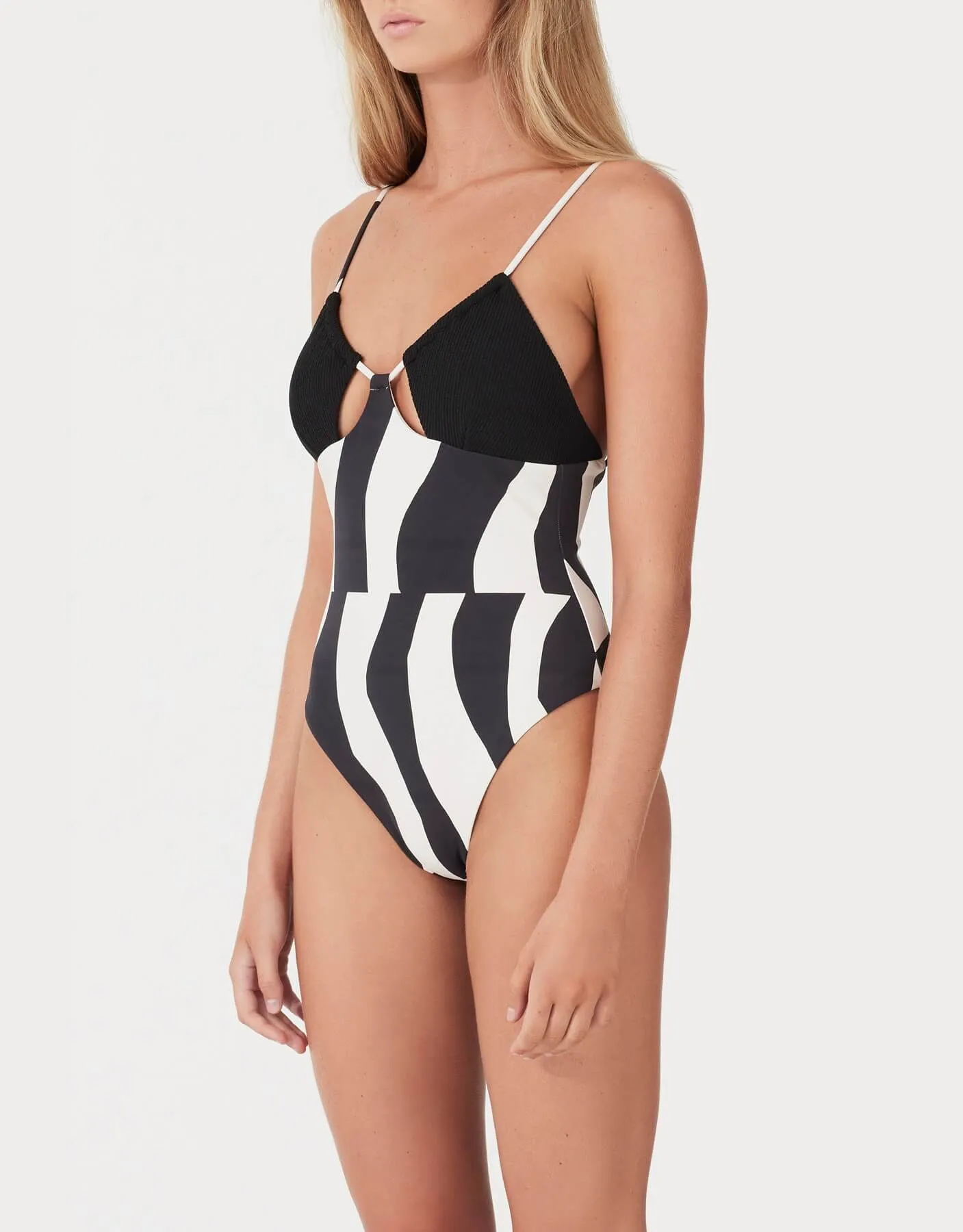 Splice Contrast One Piece