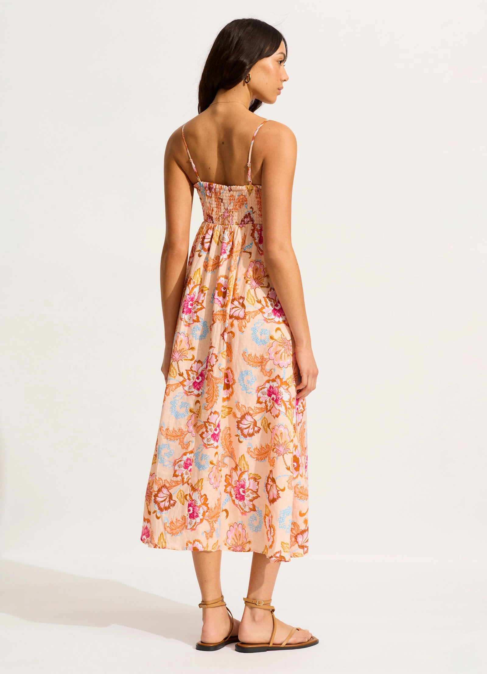 Spring Festival Midi Dress - Nectar