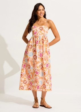 Spring Festival Midi Dress - Nectar