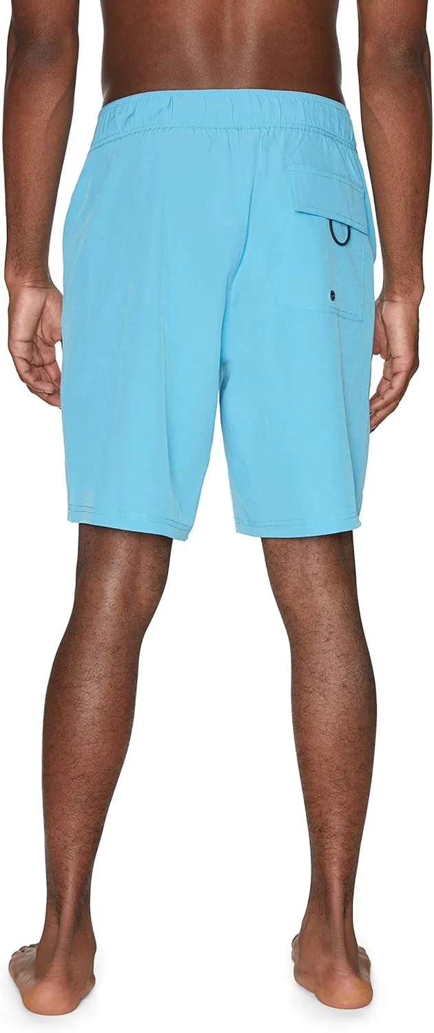 Spyder Men's Swim Trunks, Stretch, Quick-Dry, 9 Inseam Board Shorts, UPF , Pockets, Brief Liner