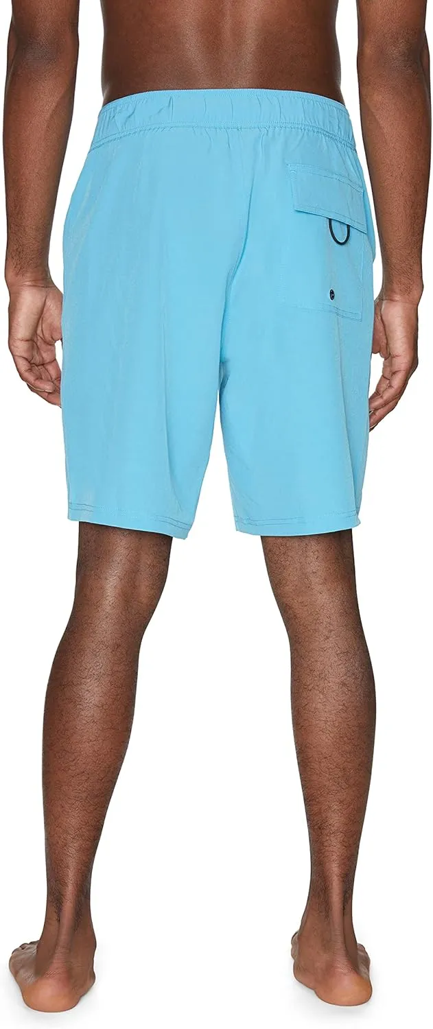 Spyder Men's Swim Trunks, Stretch, Quick-Dry, 9 Inseam Board Shorts, UPF , Pockets, Brief Liner