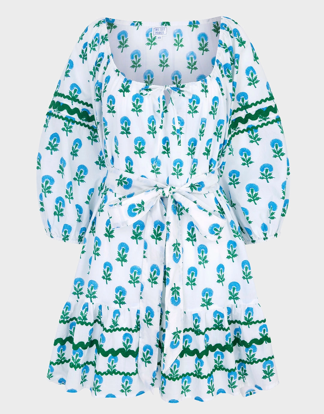 Stella Dress - Aqua Marigold
