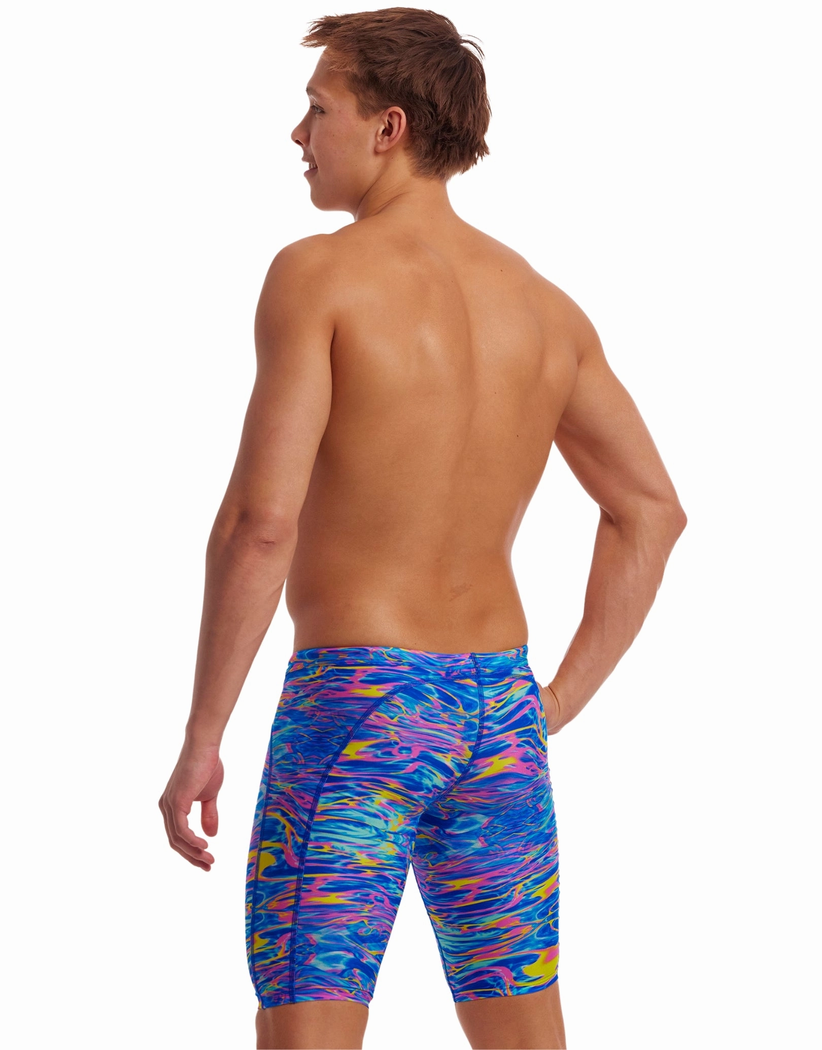 Stir Crazy Swim Training Jammers - Blue