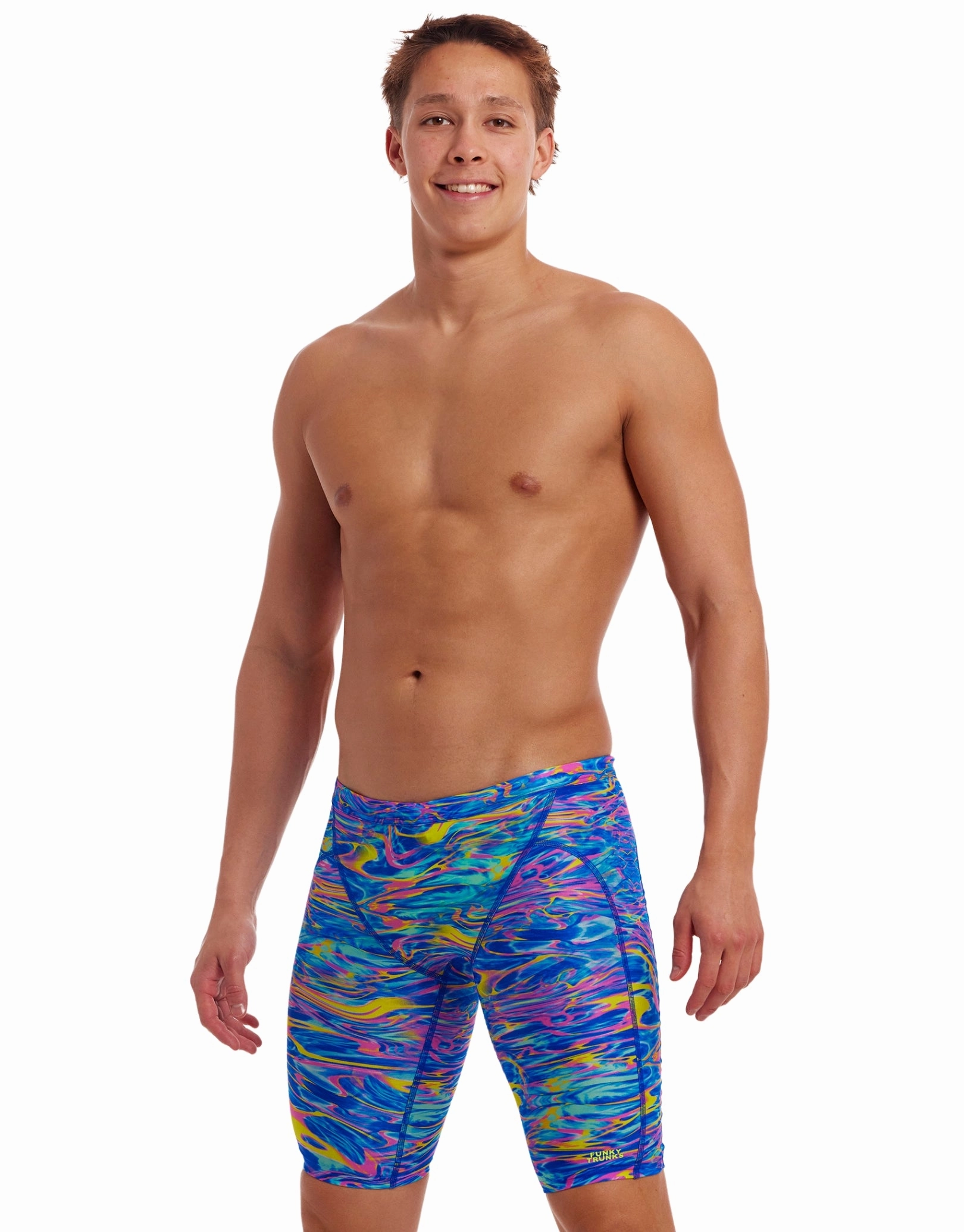 Stir Crazy Swim Training Jammers - Blue