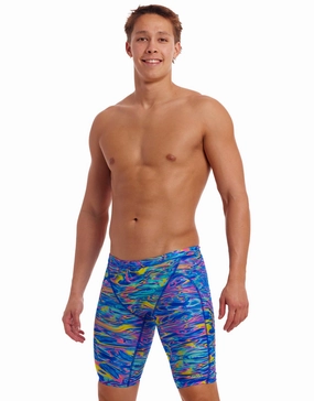Stir Crazy Swim Training Jammers - Blue