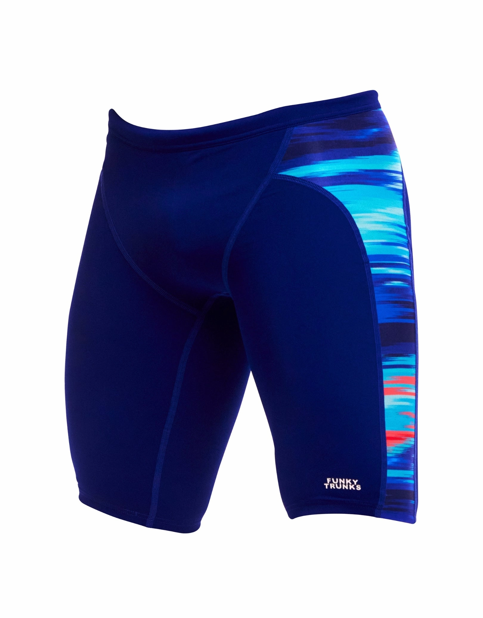 Storm At Sea Swim Training Jammer - Blue/Multi