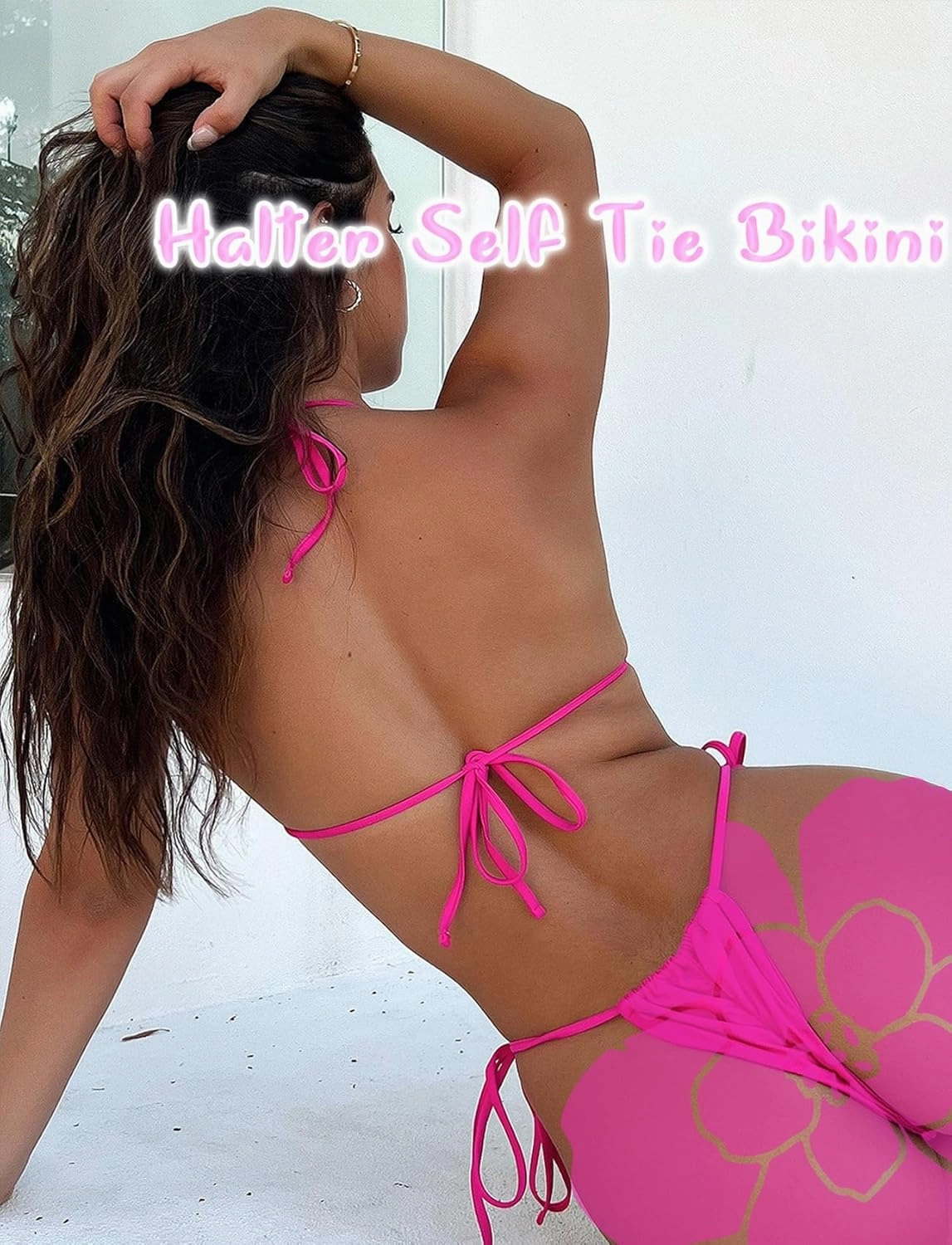 String Bikini Tops for Women Bathing Suit Swim Tops Sexy Triangle Bikini Top Black
