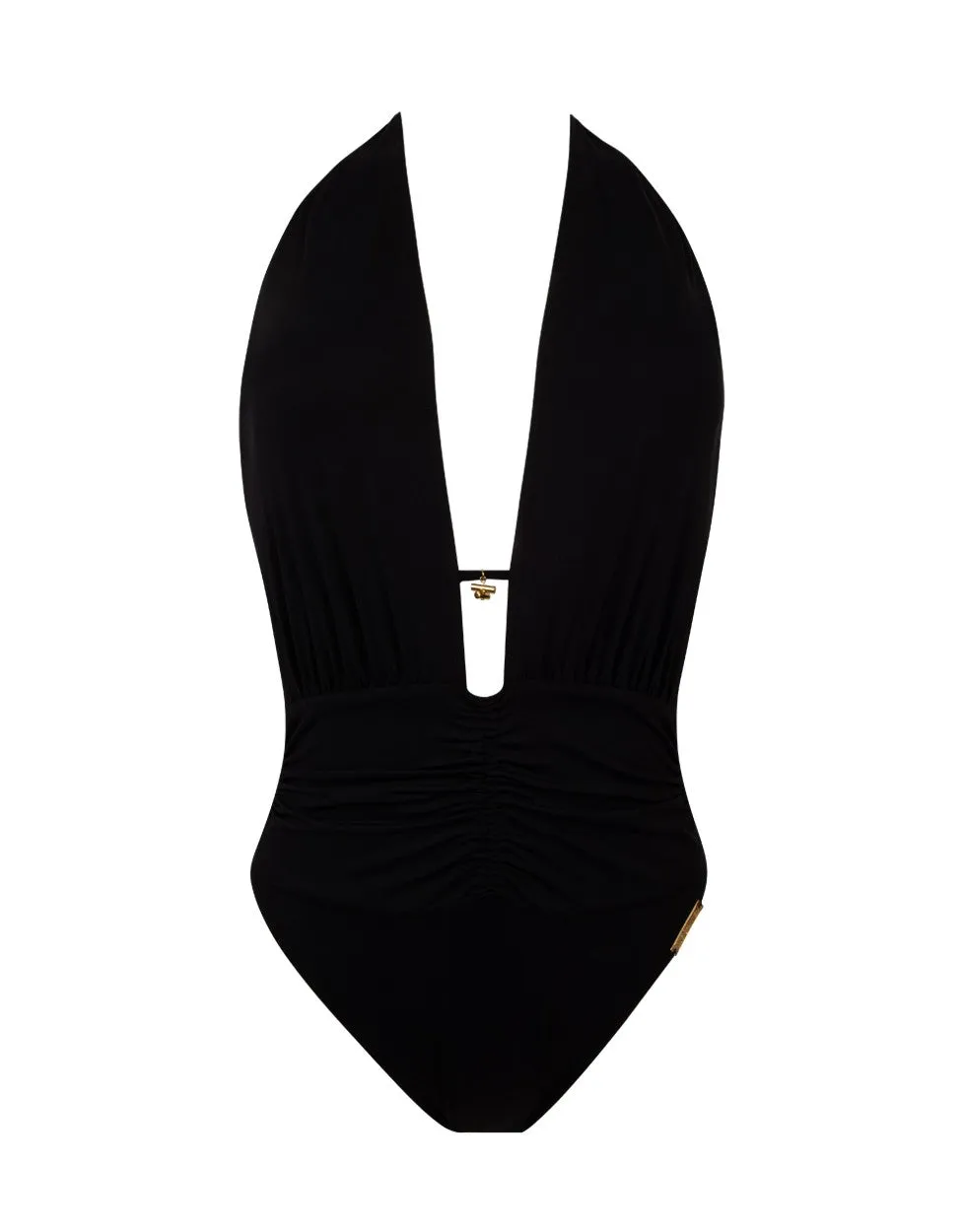 Sublime Drape Seduction Plunge Halter Swimsuit