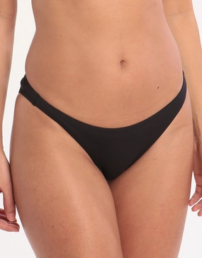 Summer Solids Bikini Bottom - Black