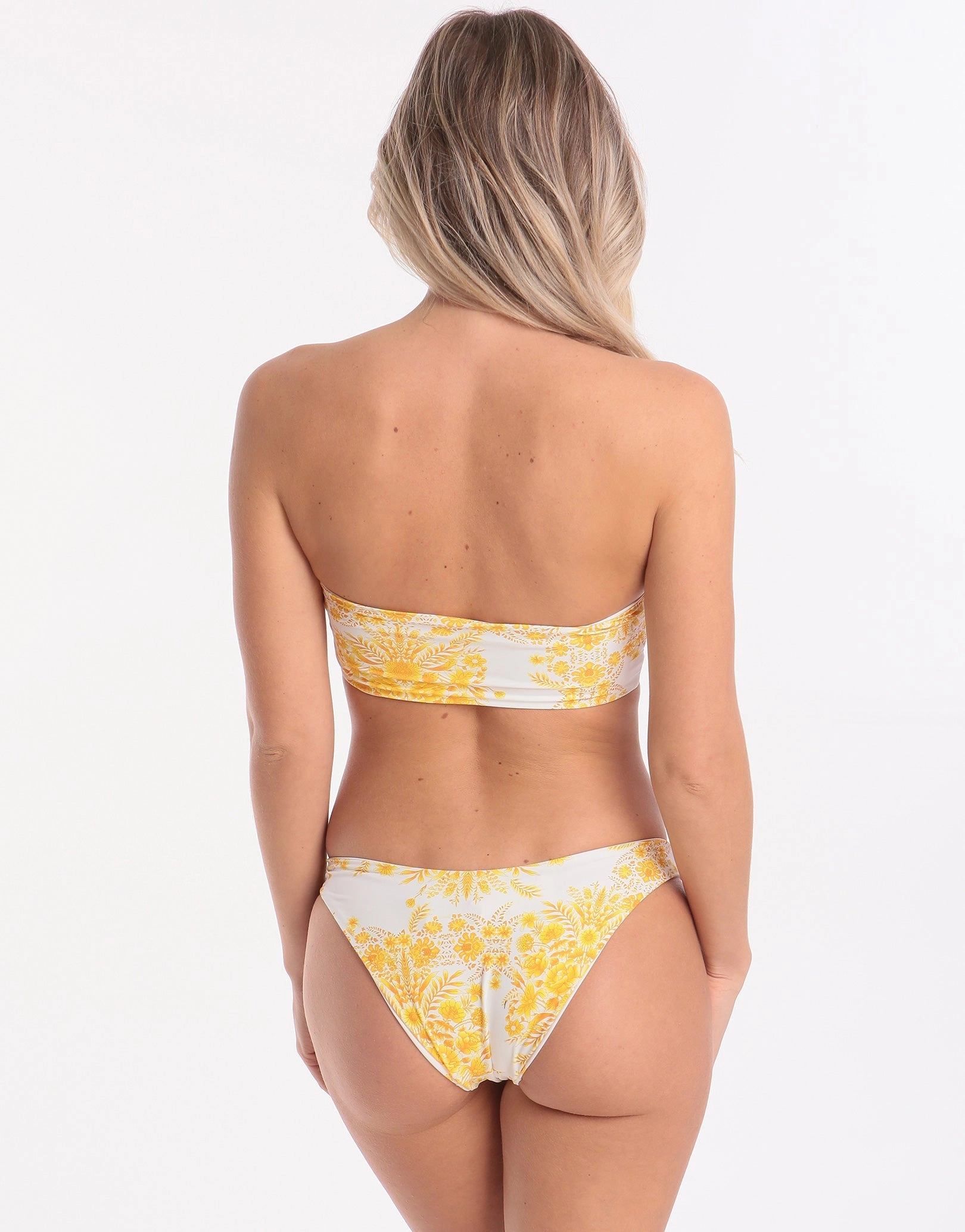 Sunflower High Cut Bikini Bottom - Buttercup