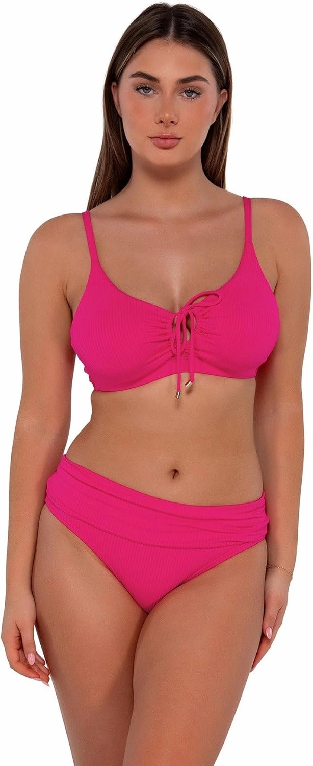 Sunsets Women's Standard Unforgettable Shirred Band Bikini Bottom Swimsuit