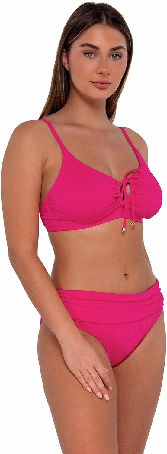 Sunsets Women's Standard Unforgettable Shirred Band Bikini Bottom Swimsuit