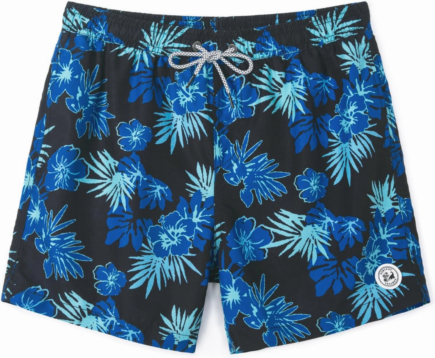 SURF CUZ Mens Swim Trunks 5 Inch Swim Shorts Quick Dry Bathing Suits for Men Beach Shorts Mesh Lining Swimming Trunks