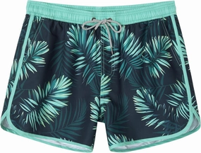 SURF CUZ Mens Swim Trunks 5" Swim Shorts Vintage Bathing Suits with Mesh Lining 80s 90s Retro Swimwear Board Shorts