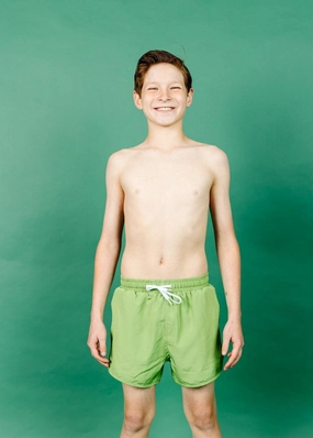 Sweet Pea Green | Youth Retro Shorties