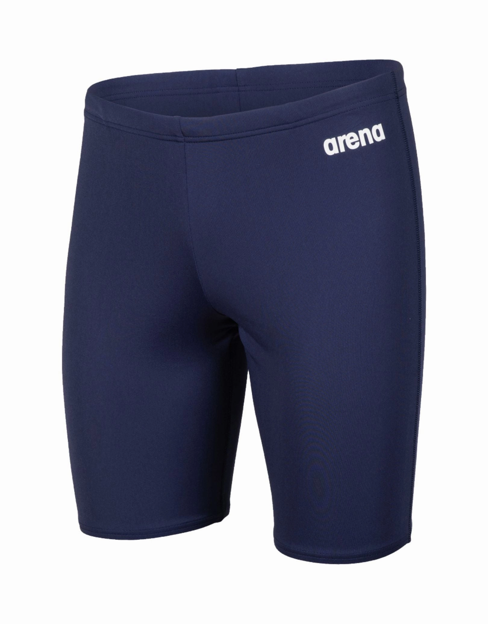 Team Solid Swim Jammer - Navy/White