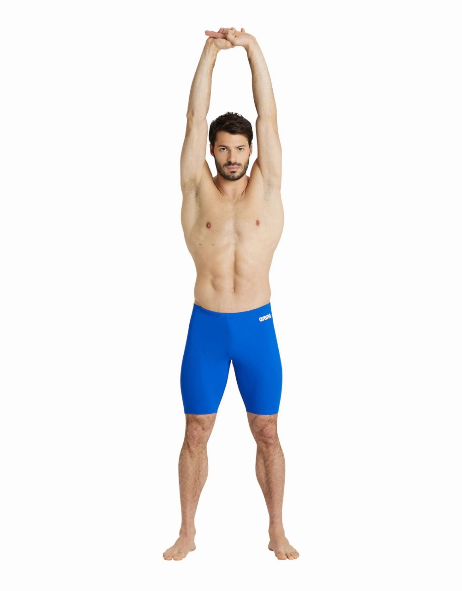 Team Solid Swim Jammer - Royal/White
