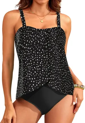Tempt Me One Piece Swimsuit for Women - Flyaway Layer Tummy Control Bathing Suit 2025 Swimwear
