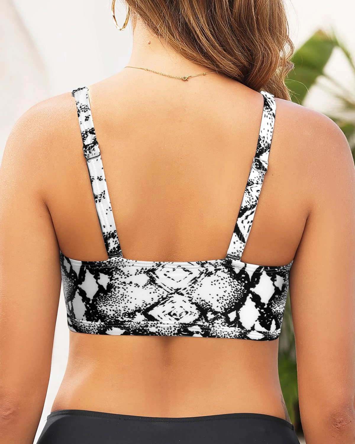 Tempt Me Women Bikini Tops Push Up Swim Top Front Tie Knot Bathing Suit Top Only