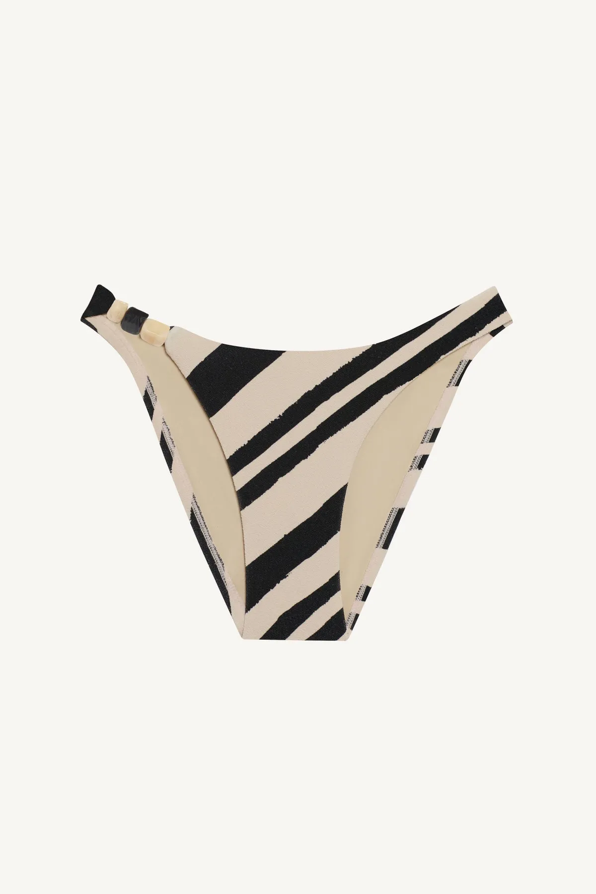 Terra Full Bottom - Sandbar Stripe Crepe Texture