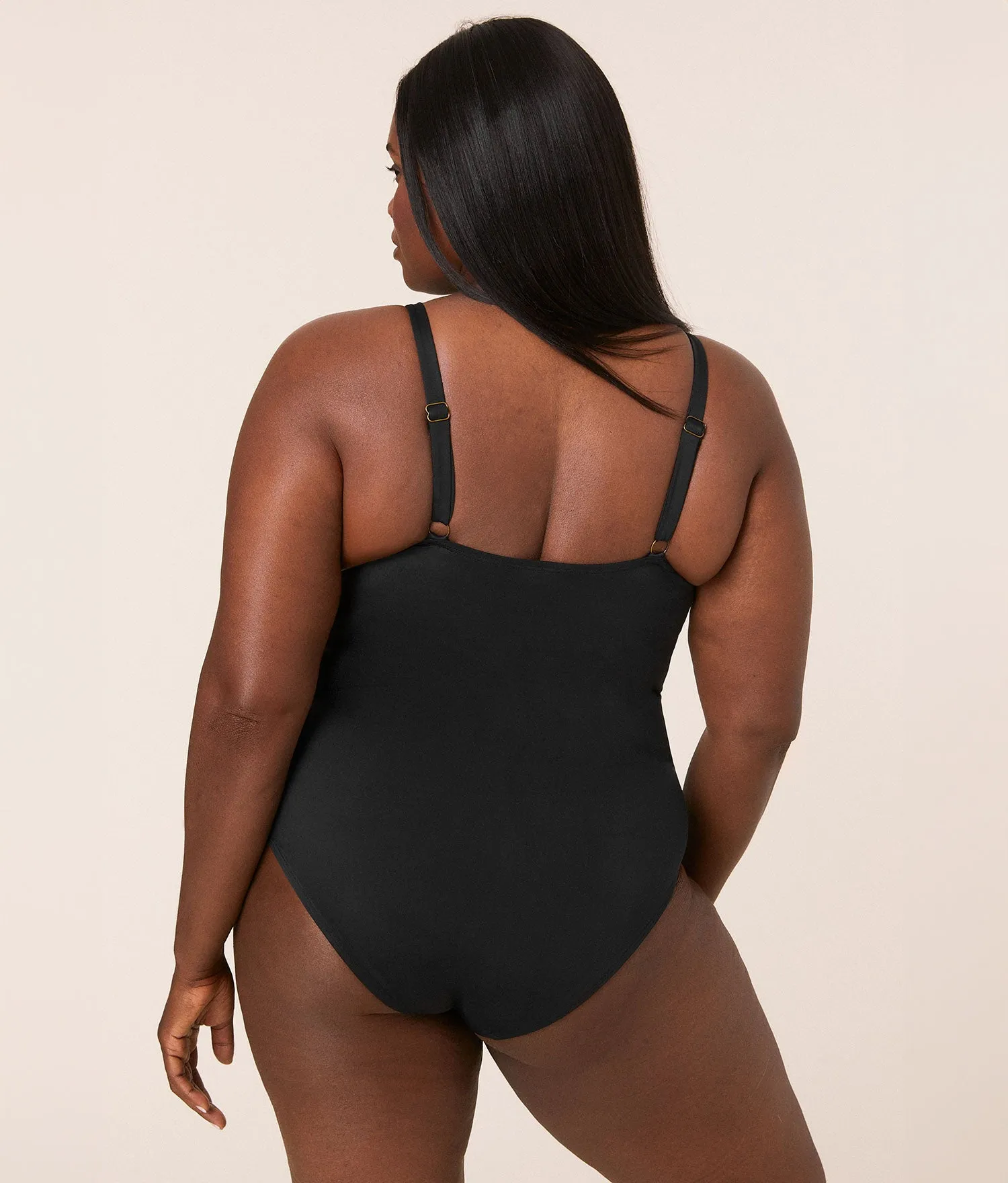 The Amalfi One Piece - Eco Nylon - Black - Classic
