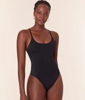 The Amalfi One Piece - Eco Nylon - Black - Classic