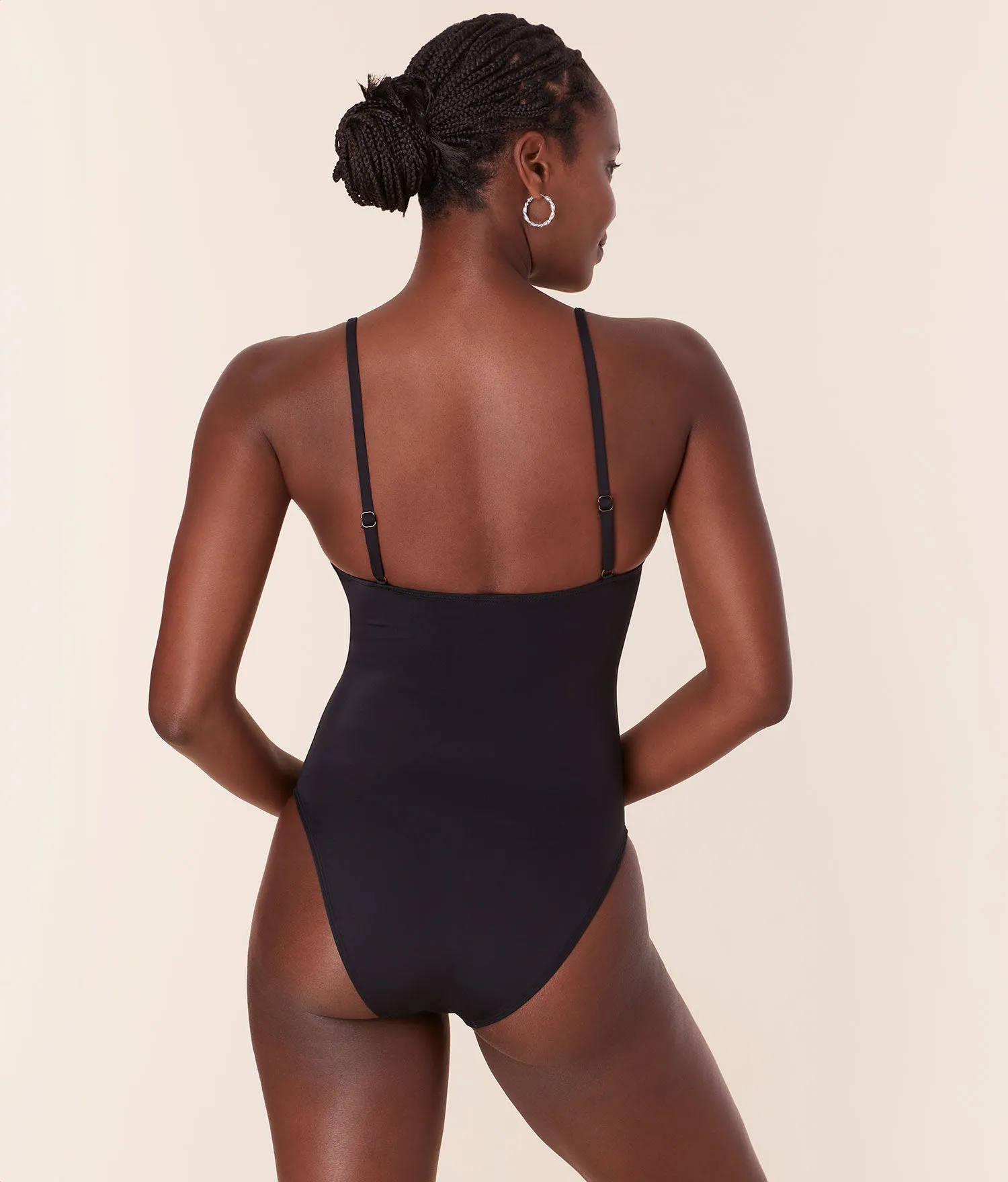 The Amalfi One Piece - Eco Nylon - Black - Classic