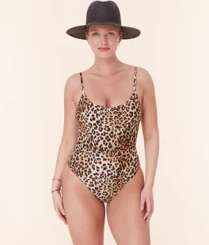 The Amalfi One Piece - Eco Nylon - Leopard - Classic