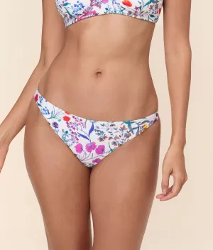 The Cheeky Bikini Bottom - Eco Nylon - Botanical Floral
