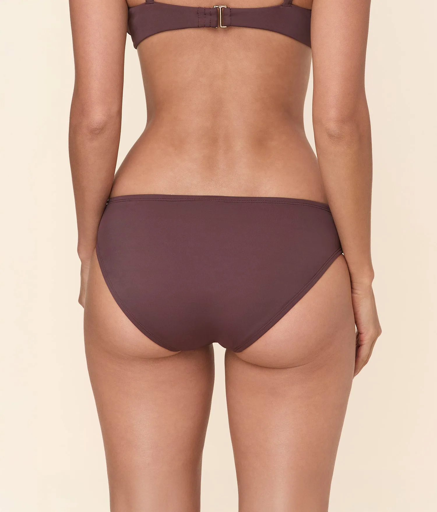 The Classic Bikini Bottom - Eco Nylon - Mink