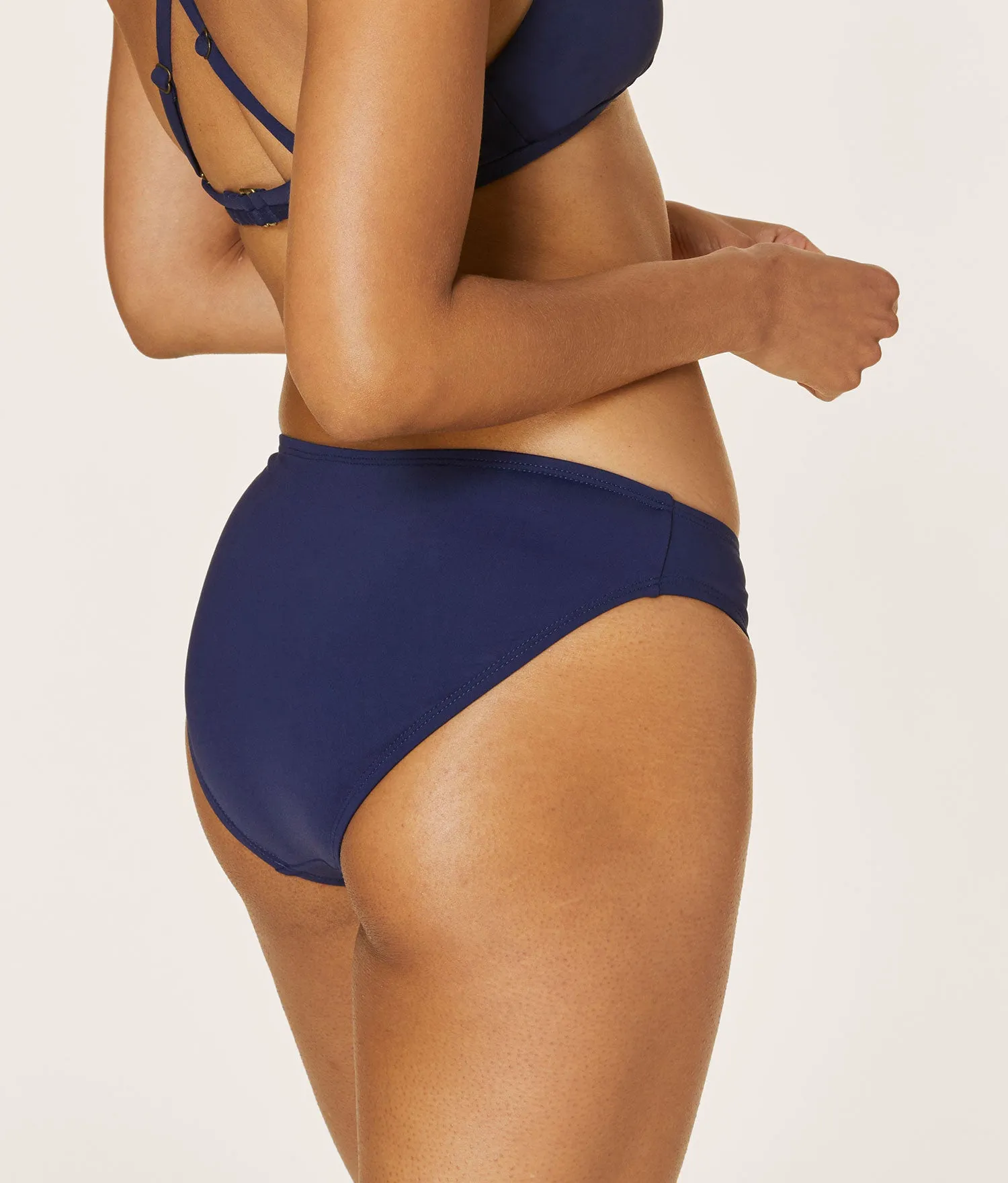 The Classic Bikini Bottom - Eco Nylon - Navy