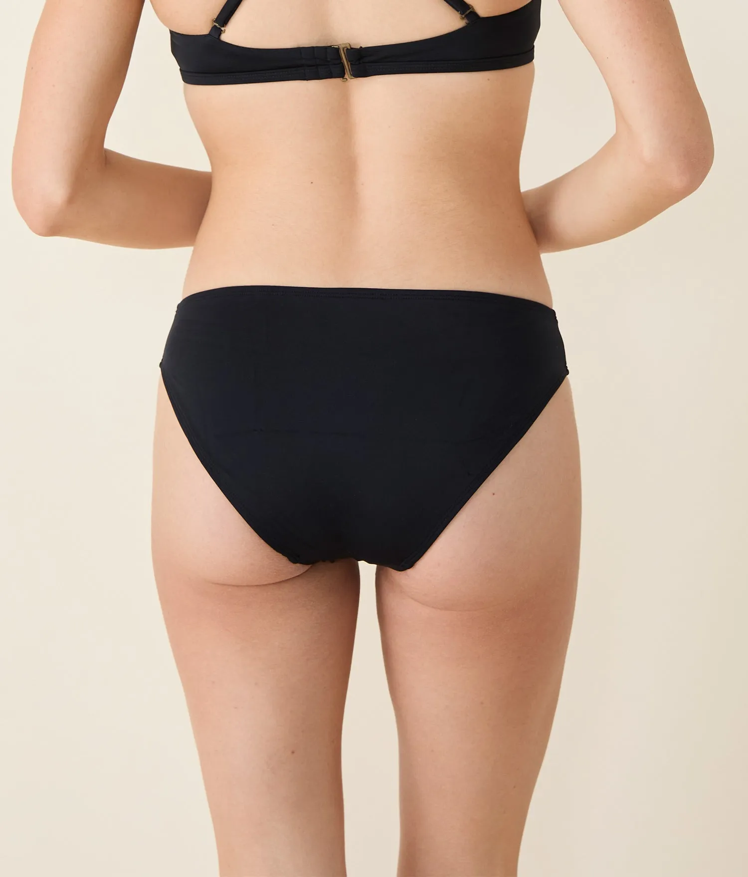 The Classic Bikini Bottom - Flat - Black