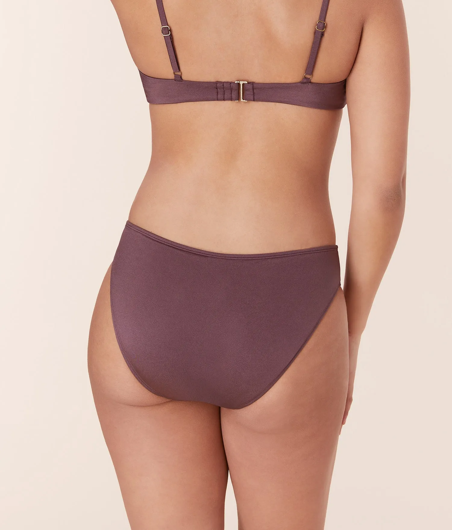 The Classic Bikini Bottom - Satin - Licorice