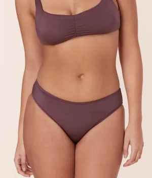 The Classic Bikini Bottom - Satin - Licorice