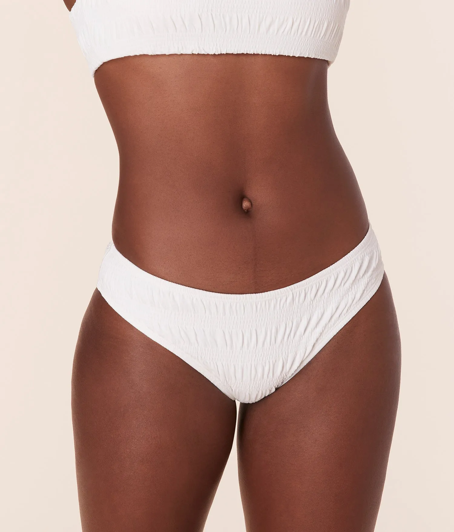 The Classic Bikini Bottom - Smocked - Sugar