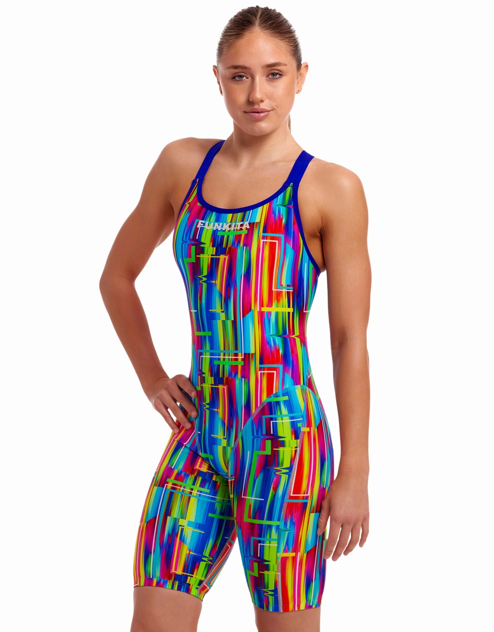 The Glitch Fast Legs Legsuit - Multi