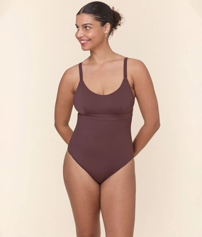 The Honolulu One Piece - Eco Nylon - Mink - Long Torso