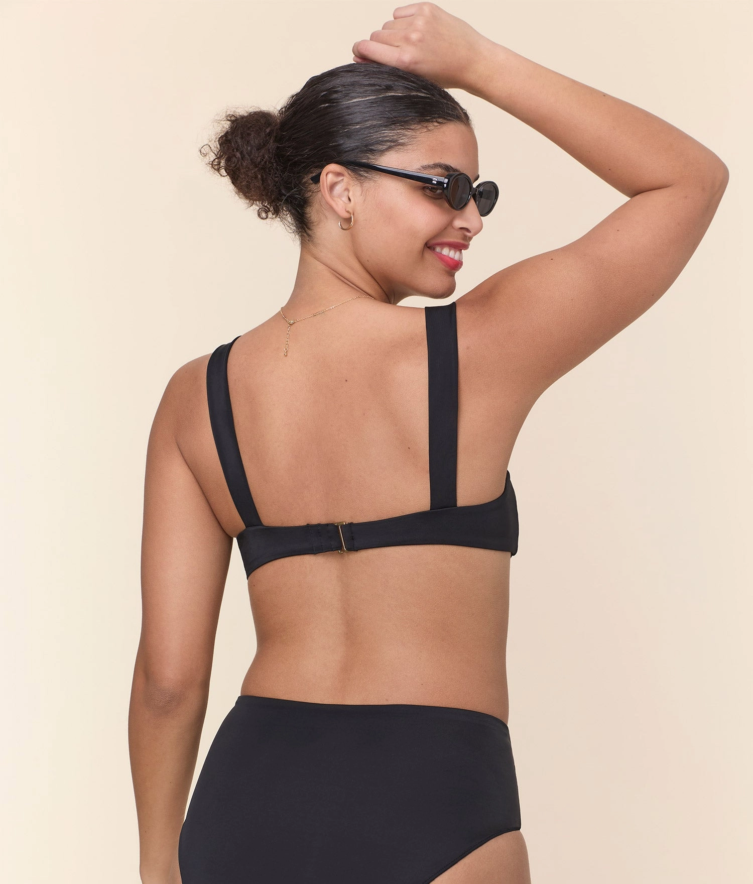 The Kalama Bikini Top - Eco Nylon - Black