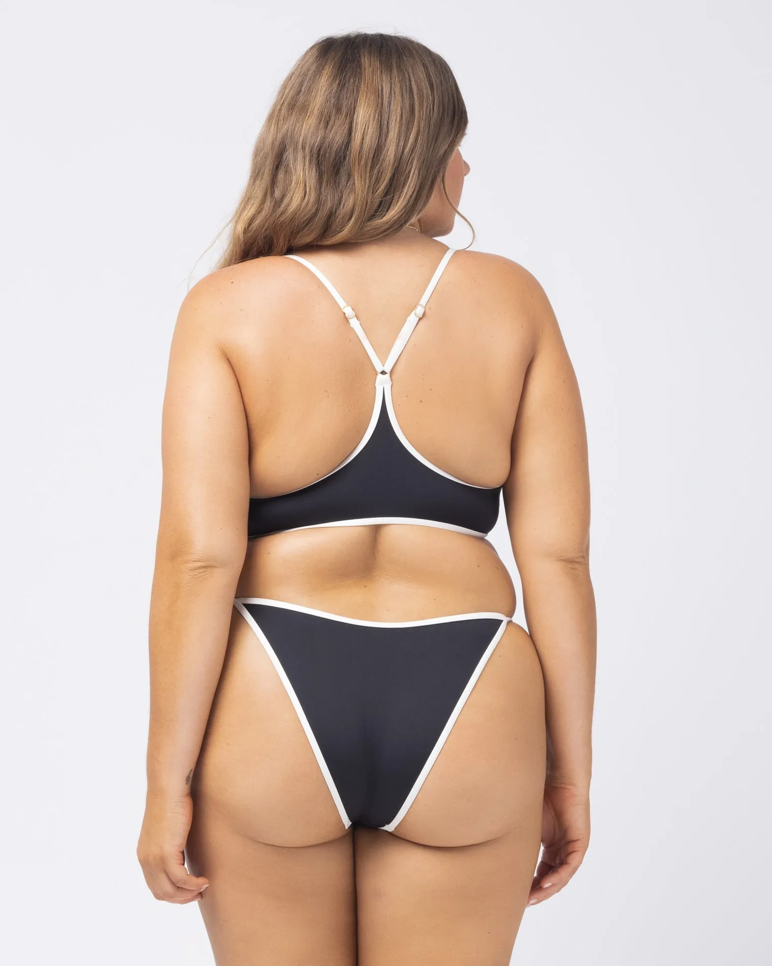 Tommy Bikini Bottom - Black Cream