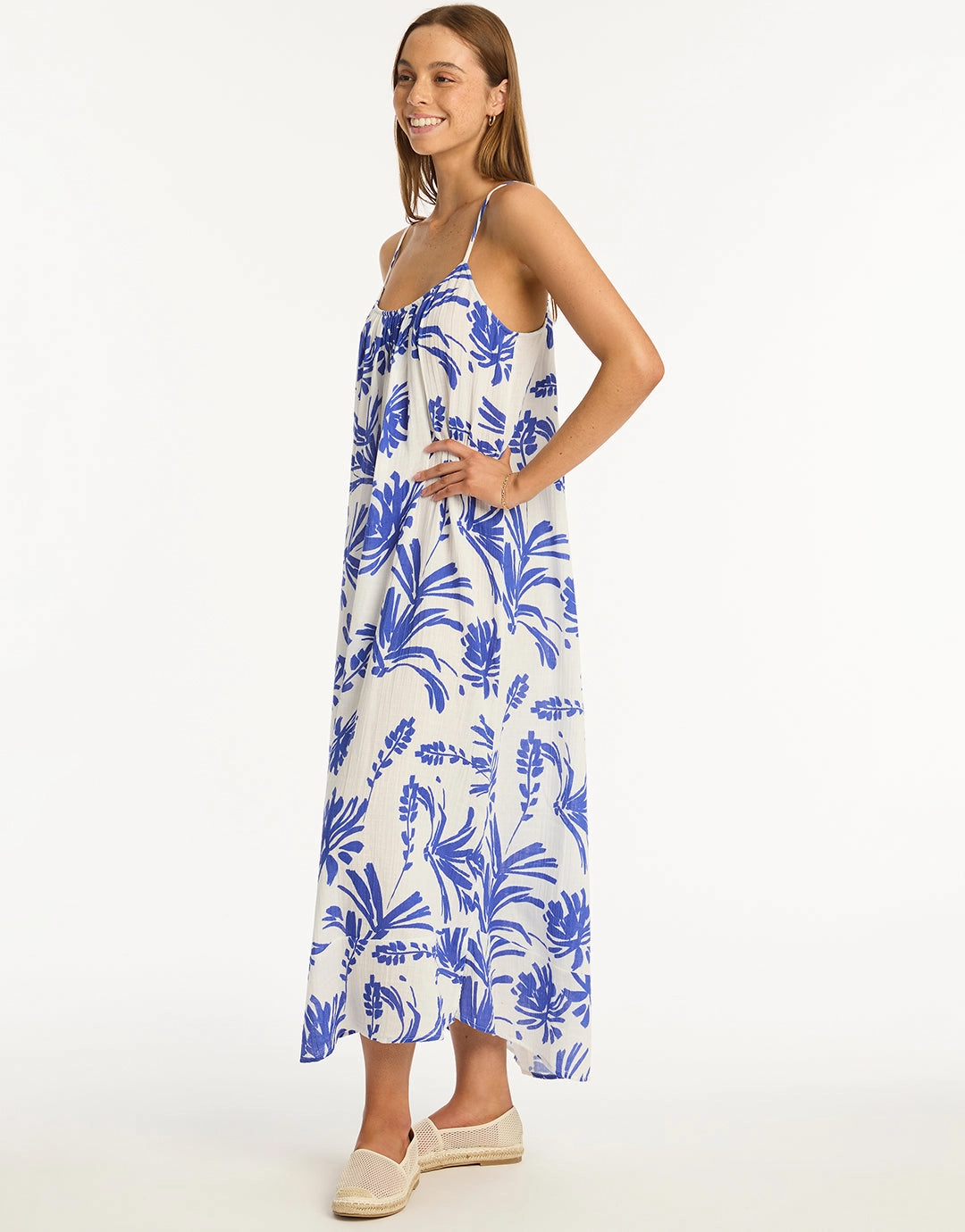 Tradewind Sun Dress - Cobalt