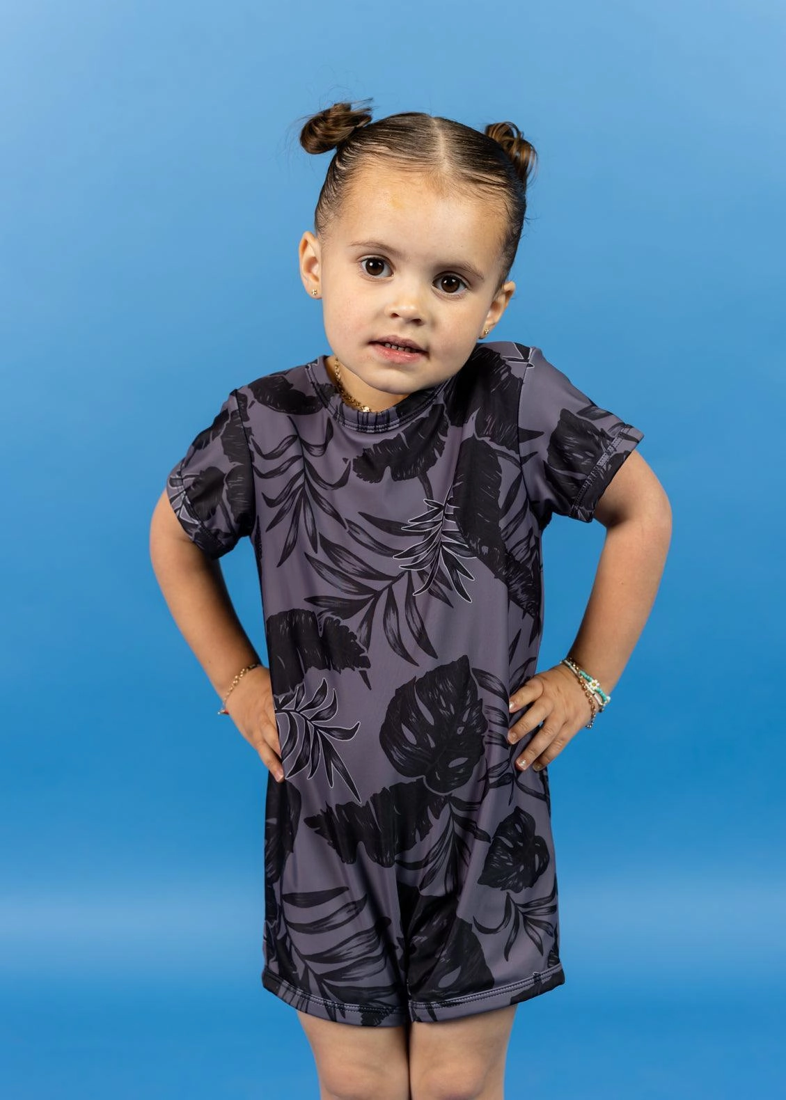 Tropical Night | Mini Shorties Rashguard (Unisex)