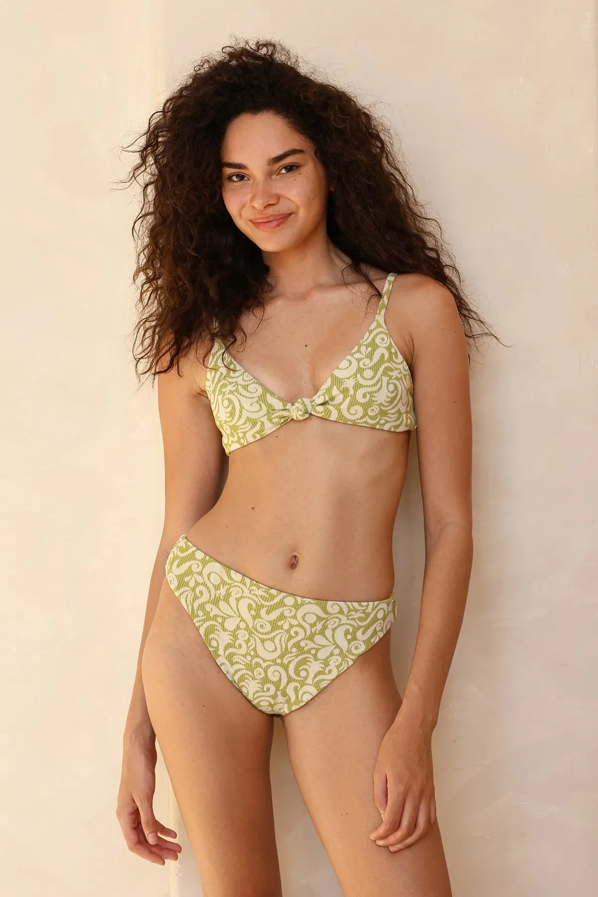 Twin Fin Matcha Triangle Cheeky Set